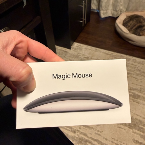 Apple Magic Mouse (Black) – Wireless Bluetooth Mouse w/ Cable - Picture 3 of 5